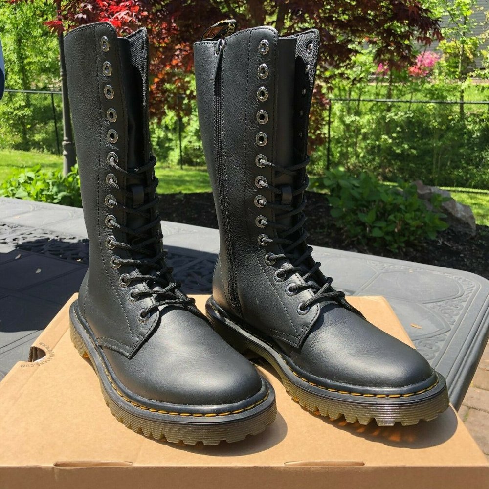 Dr. Martens Luana 14-eye Side-Zip Boot LAST ONE - Picture 1 of 13